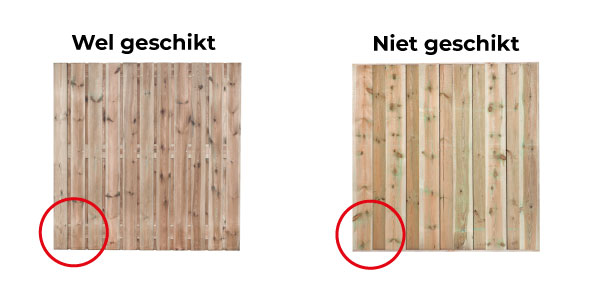 Welke tuinschermen kan ik kiezen voor mijn betonpalen?